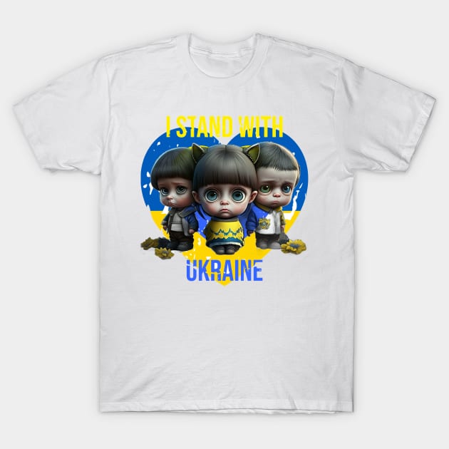 Children should not cry in Ukraine T-Shirt by MystaphART